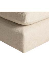Barker and Stonehouse Damaris Fabric Modular 1 Seat Sofa Unit With Left Ar in Neutral - thumbnail 4