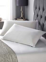 Relyon Superior Comfort Slim Latex Pillow in White, Cotton, Size Standard - thumbnail 5