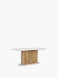 Barker and Stonehouse Fuji Dining Table in White