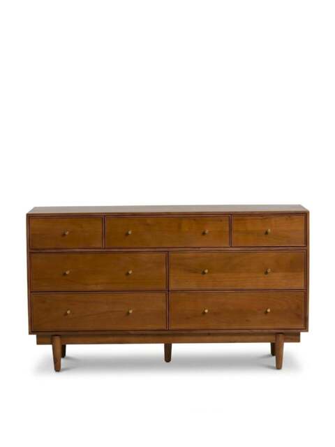 Barker and Stonehouse Sendai Wooden 7 Drawer Dresser in Brown - image 1