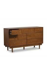 Barker and Stonehouse Sendai Wooden 7 Drawer Dresser in Brown - thumbnail 2