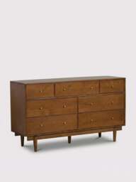 Barker and Stonehouse Sendai Wooden 7 Drawer Dresser in Brown - thumbnail 3
