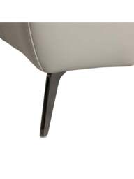 Barker and Stonehouse Fiore 2 Seater Sofa in Grey, Leather - thumbnail 4