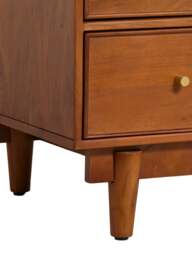 Barker and Stonehouse Sendai Wooden 6 Drawer Tallboy in Brown - thumbnail 4