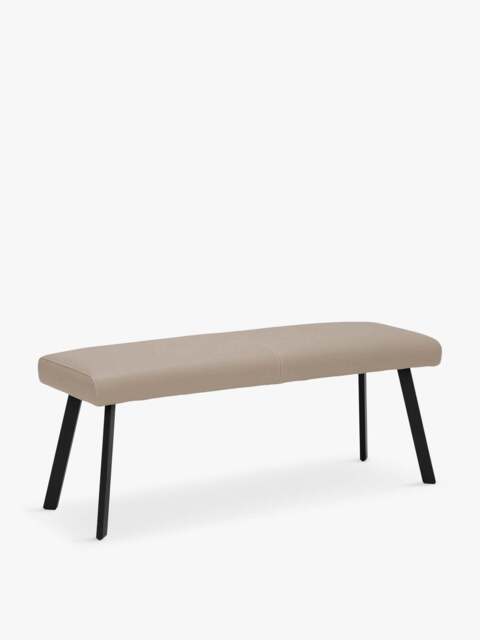 Barker and Stonehouse Belize Bench in Taupe, Leather - image 1