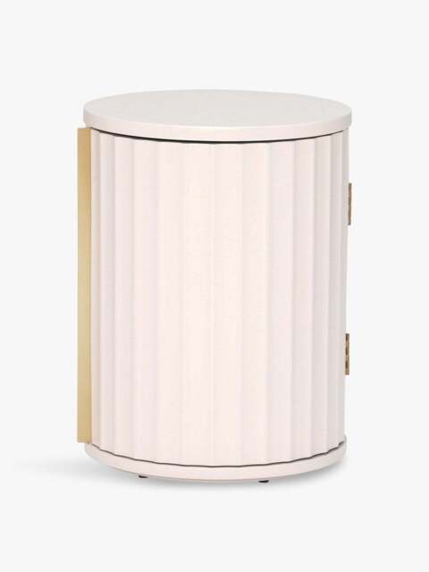 Barker and Stonehouse Lucia Right Hand Bedside Table in White Mahogany - image 1