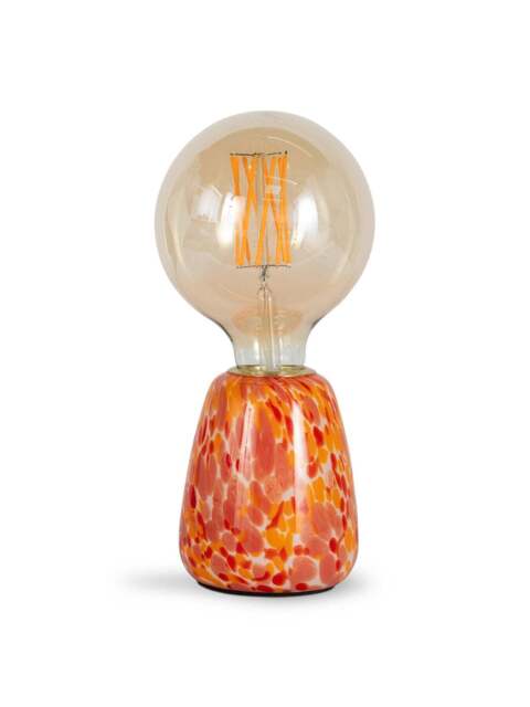 Heal's Confetti Table Lamp Small in Pink, Glass, Size 12x10x10 - image 1
