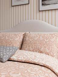 Helena Springfield Pheasants Cover Set in Copper, Cotton, Size King - thumbnail 2