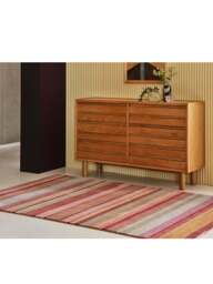 Heal's Stripes Rug Natural Small, Wool - thumbnail 2