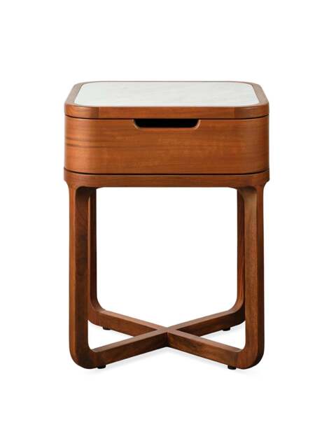 Heal's Anais Bedside Table Walnut in Brown - image 1