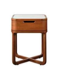 Heal's Anais Bedside Table Walnut in Brown - thumbnail 1