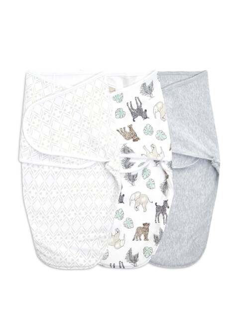 aden + anais Essential Wrap Swadles 3-Pack in Toile, Cotton, Size 0-3M - image 1