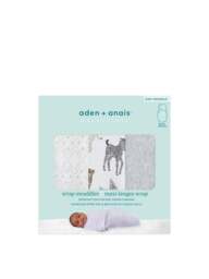 aden + anais Essential Wrap Swadles 3-Pack in Toile, Cotton, Size 0-3M - thumbnail 2
