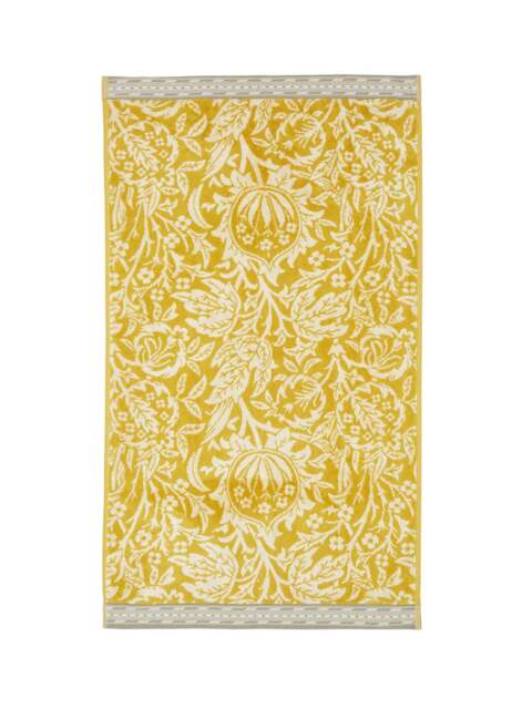 Morris & Co Elmcote Towel in Sunflower, Cotton, Size Bath