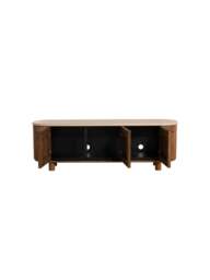 Barker and Stonehouse Panama Faux Stone Tv Dresser in Brown - thumbnail 3