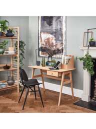 Barker and Stonehouse Ballatta Oak Wood Desk in Neutral - thumbnail 2