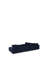 Barker and Stonehouse Alaska Modular Corner Sofa, Dusk Indigo in Blue, Size 5 Seater - thumbnail 3