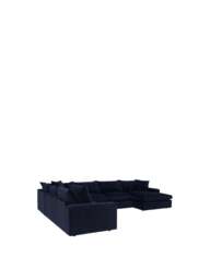 Barker and Stonehouse Alaska Modular Corner Sofa, Dusk Indigo in Blue, Size 5 Seater - thumbnail 4