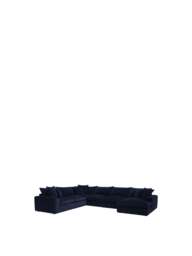 Barker and Stonehouse Alaska Modular Corner Sofa, Dusk Indigo in Blue, Size 5 Seater - thumbnail 5