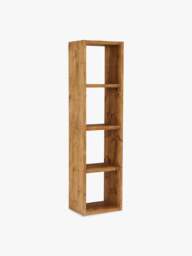 Barker and Stonehouse Covington Four Section Reclaimed Wood Cube in Polished Brown - thumbnail 1