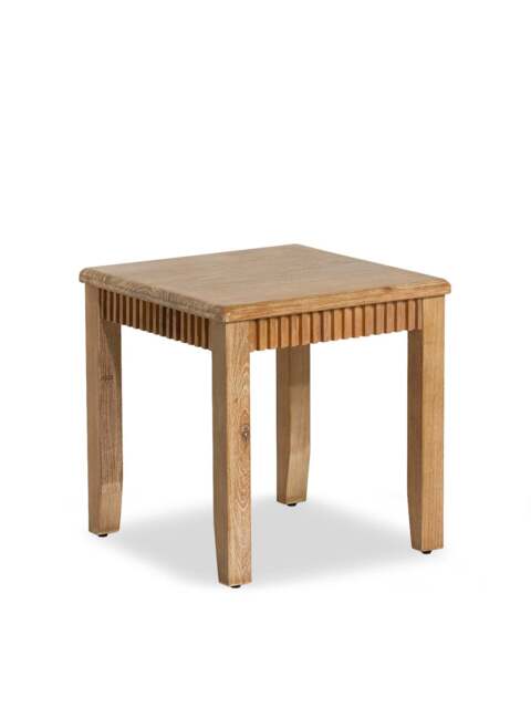 Barker and Stonehouse Selene Mindi Wood Stool in Brown - image 1