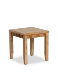 Barker and Stonehouse Selene Mindi Wood Stool in Brown - thumbnail 1