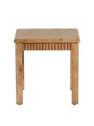 Barker and Stonehouse Selene Mindi Wood Stool in Brown - thumbnail 2