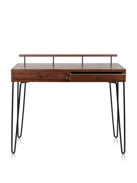 Heal's Brunel Desk Dark Wood in Brown, Size 110x61x85 - image 1