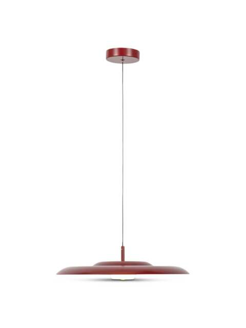 Heal's Diner Led Metal Pendant Large in Ruby - image 1