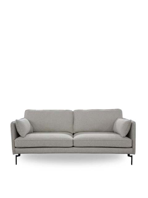 Barker and Stonehouse Juneau Fabric Two And A Half Seater Sofa in Grey - image 1