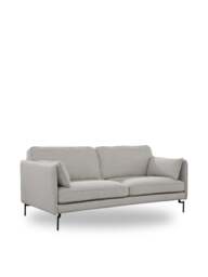 Barker and Stonehouse Juneau Fabric Two And A Half Seater Sofa in Grey - thumbnail 2