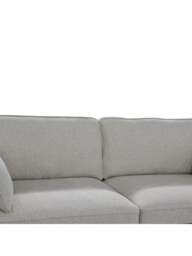 Barker and Stonehouse Juneau Fabric Two And A Half Seater Sofa in Grey - thumbnail 3