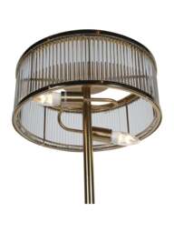 Libra Interiors Beaumont Floor Lamp in Bronze, Size 162x40x40 - thumbnail 3