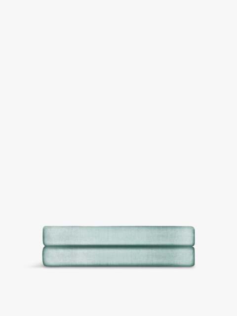 Ralph Lauren Home Oxford Fitted Sheet in Evergreen, Cotton, Size Double - image 1