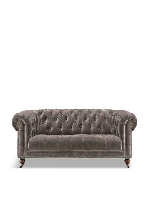 Barker and Stonehouse Henley Grey Fabric 2 Seater Sofa