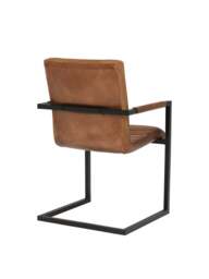 Barker and Stonehouse Brutus Buffalo Dining Chair, in Brown, Leather - thumbnail 3
