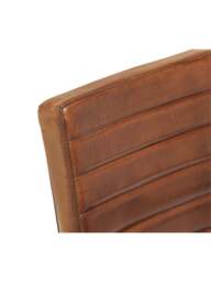 Barker and Stonehouse Brutus Buffalo Dining Chair, in Brown, Leather - thumbnail 4