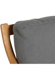 Barker and Stonehouse Runa Upholstered Armchair Grey in Mid Grey - thumbnail 3