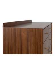 Heal's Artie 8 Drawer Chest in Brown, Size 130x45x106 - thumbnail 4