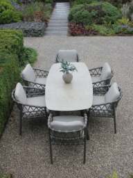 4 Seasons Outdoor Piacenza Terra 6 Seater Dining Set - thumbnail 4