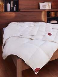 Brinkhaus Hungarian Goose Down Pearl Duvet 8 Tog in White, Cotton, Size Double