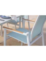 Bramblecrest Sofia 6-Seater Garden Dining Set in blue - thumbnail 5