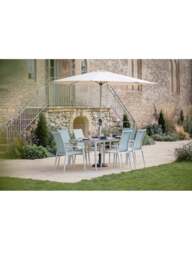 Bramblecrest Sofia 6-Seater Garden Dining Set in blue - thumbnail 2