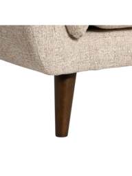Barker and Stonehouse Malmo Neutral Fabric Armchair in White - thumbnail 3