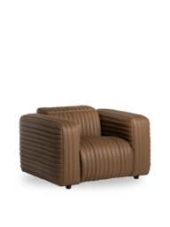 Barker and Stonehouse Montara Recliner Armchair in Brown, Leather - thumbnail 1