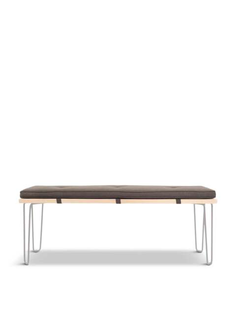 Heal's Brunel Bench Cushion in Grey, Polyester, Size 130x40x5