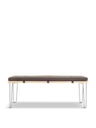 Heal's Brunel Bench Cushion in Grey, Polyester, Size 130x40x5