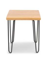 Heal's Brunel Stool Oak in Brown, Size 40x40x46