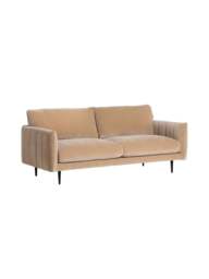 Barker and Stonehouse Brea Fabric 3 Seater Sofa in Neutral - thumbnail 2