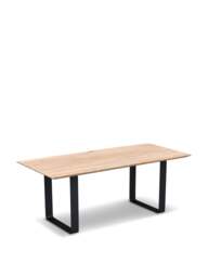 Heal's Prague Table White Oak Straight Edge in Brown, Size 200x100x76